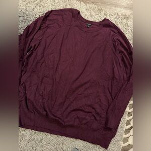 Deep purple Long Sleeve Sweater